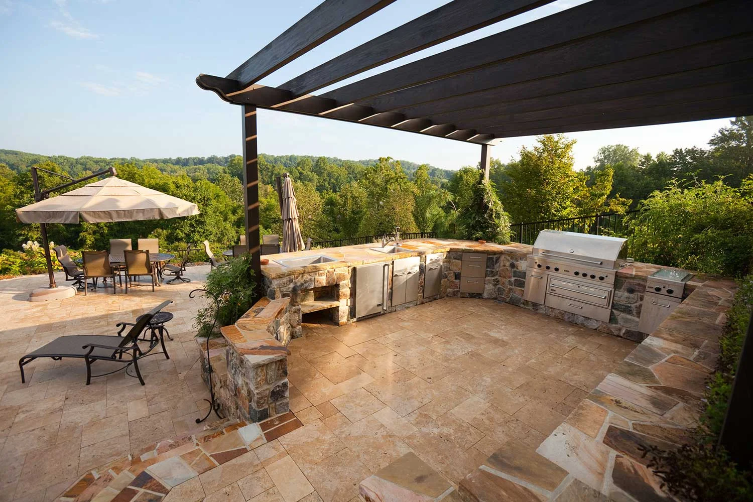 Paver patio installation near Bear, Delaware