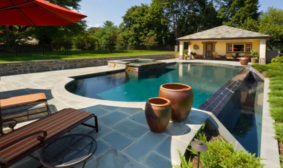 Katzin project — luxury outdoor living space with paver patio